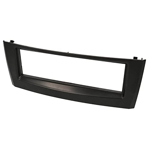 Audioproject A375 - Mascherina Autoradio 1 DIN Compatibile con Fiat Grande Punto Typ 199 Bj. 2005-2009 Linea 2007-2012 Cornice Autoradio Mascherina Telaio Adattatore Nera