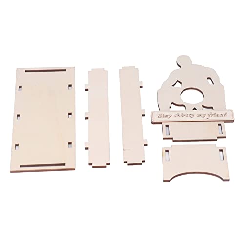 Soporte decorativo para vino tinto de madera ligera miniatura 7