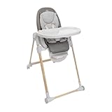 Chicco Polly Armonia Kinderhochstuhl für Babys von Geburt bis 40 kg, 9 Höhenstufen, 3 Neigungspositionen, verstellbarer Fußstütze, Hochstuhl 3in1, Kompakt verstaubar, 4 Räder, Modernes Design, Braun