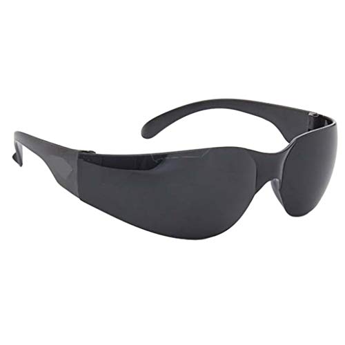 non_brand Óculos de Segurança para Trabalho Esportivo E à Prova de Vento à Prova de Poeira - Preto,