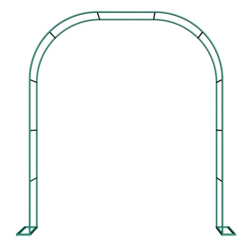 Pérgola de metal para jardín, arco para bodas y soporte de rosas 2