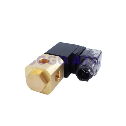 Válvula solenoide de gas 3/2 normalmente abierta latón NBR 6