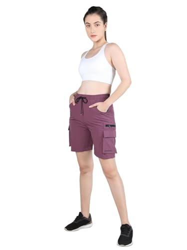 Image of CHKOKKO Summer Basketball Sports Workout Gym Training Wear Shorts for Women