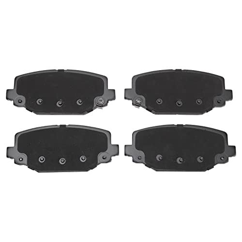 Image of TRQ Rear Brake Pad and Rotor Set Ceramic 328mm G Coated Rotors Calipers Compatible with 2012-2016 Chrysler Town & Country 2012-2018 Dodge Grand Caravan 2013-2015 Ram Cargo Van