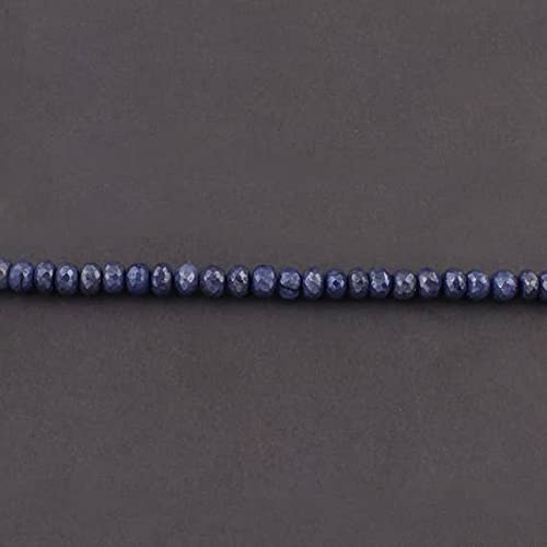 Perles calcédoine bleu marine facettées 8mm pour réparer et créer des colliers