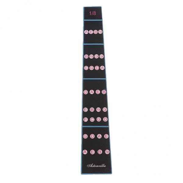 8x1 Violin Fiddle Fingerboard Intonation Chart Stickers Fingering Labels 1/8-image-35