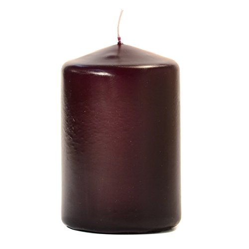 Plum Pillar Candles 3
