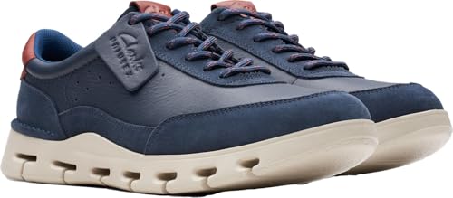 Image of Clarks Mens 26166010-black Comb Sneaker