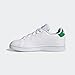 adidas Advantage Tennis Shoe, FTWR White/Green/Core Black, 4 US Unisex Big Kid