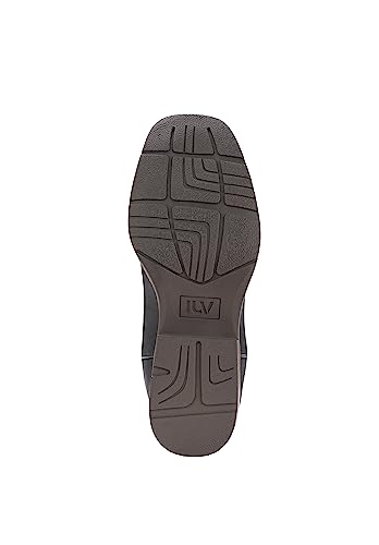 Image of IUV Cowboy Boots For Men Wide Western Boot Traditional American Flag Retro Square Toe Country Work Boots