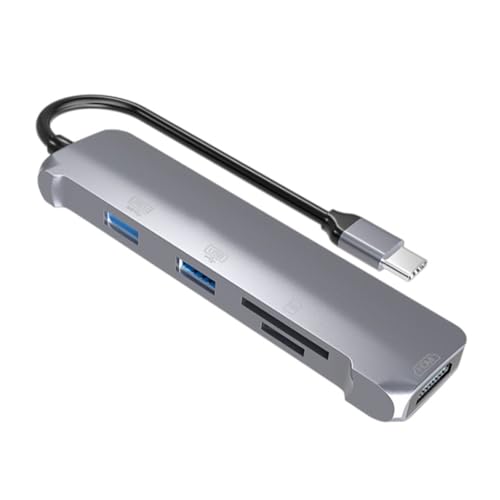 Station d'accueil USB C portable multi-usage avec hub 4K UHD