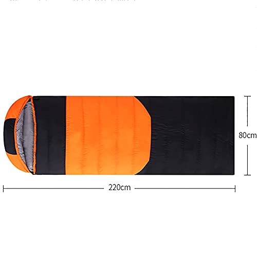 Jianghuayunchuanri Bequemer Schlafsack Schlafsack im Freien Erwachsene Camping Camping Schlafsack Umschlag Schlafsack Indoor- und Outdoor-Aktivitäten (Farbe : Rot, Size : 220x80cm) - Image 3