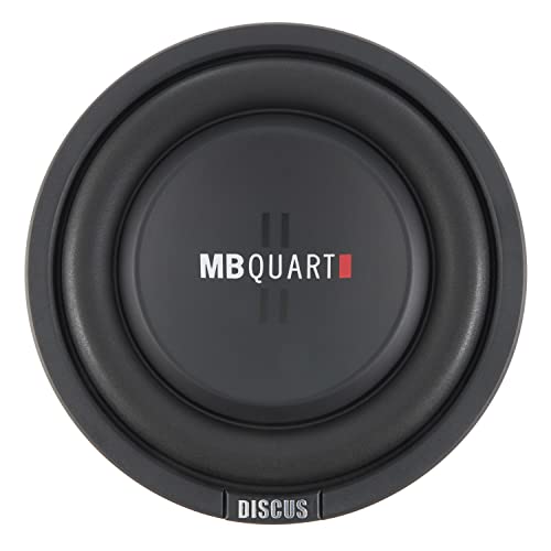Mb Quart Ds1-204 Discus Shallow Mount Subwoofer (Black) – 8 Inch Subwoofer, 400 Watt, Car Audio, 2 Inch Voice Coils, Uv Rubber Surround, Best In Sealed Enclosures #TOP1