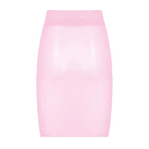 Jupe crayon haute couture en dentelle patchwork et coupe ajustée - 3