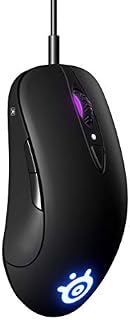 SteelSeries Sensei Ten Gaming Mouse 18,000 CPI TrueMove Pro Optical Sensor Ambidextrous Design 8 Programmable Buttons 60M Click Mechanical Switches  RGB Lighting