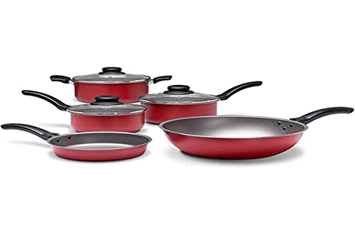 Jogo de Panelas 5 Peças Ruby, Vermelha, Brinox