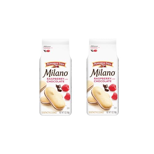 Image of Pepperidge Farm Milano Cookies,Raspberry Chocolate,7 oz. Bag,(Pack of 2)