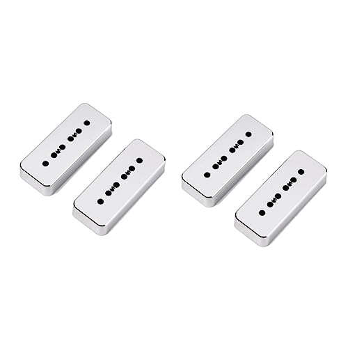 Toyvian 2Pcs Par capas de captador pescoço e ponte capa de captador de braço de guitarra capa de cap
