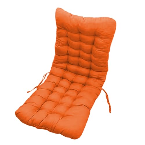 XJKLBYQ Cojín de Tumbona, 19x67 Pulgadas de Espesor Acolchado Acolchado sillón de sillón con Corbatas para Silla de Espalda de la Playa del Patio de jardín | Juegos de Mesa