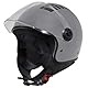 VINZ Como Jethelm mit Visier ECE 22.06 Zertifiziert | Roller Helm Mopedhelm Für Motoroller & Vespa | Herren & Damen | Motorradhelm in XS-XL | Erhältlich in 4 Farben - Titanium