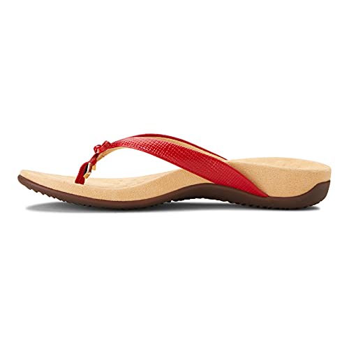 Image of Vionic Women's Rest Bella Toe Post Sandal- Supportive Ladies Orthotic Sandals that include Three Zone Comfort with Arch Support- Flip Flop for Ladies, Medium and Wide Width Size 5-12