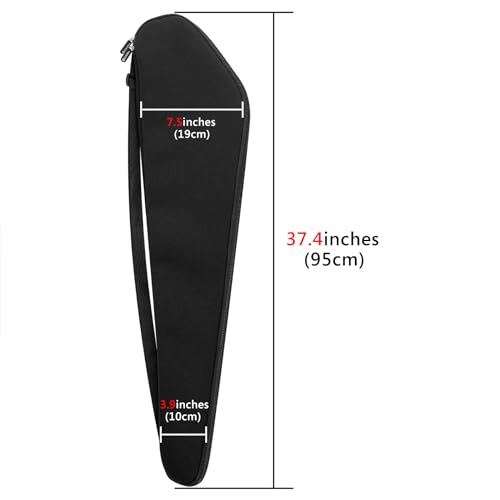 GEEKRIA for Creators Microphone Boompole Carry Bag Boom Pole Telescopic Mic Bag Compatible with Rode Boompole, Neewer NW-7000 - Image 2