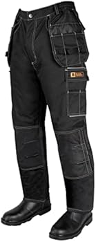Black Hammer Heren Werkbroek Meerdere Zakken Elastische Taille Heavy