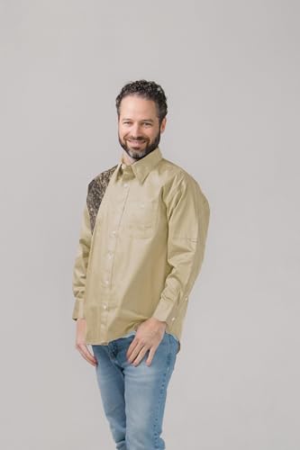 Hunting Khaki Camo Shooter Shirt Long Sleeves3