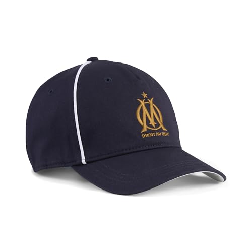 Casquette King Olympique de Marseille PUMA gris galactique, couvre-chef ajustable taille unique
