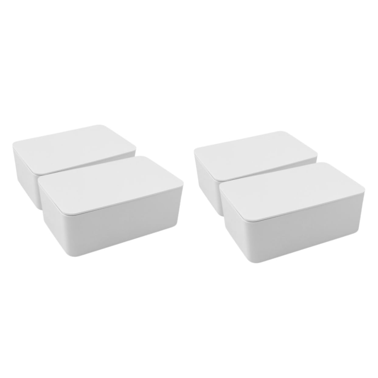 Cabilock 2 Ensembles Boîte De Lingettes Humides De Bureau Étui À Lingettes pour Bébé Effronté Vide Boite Lingette Bebe Boite pour Lingettes Bebe Porte-conteneur De Lingettes PP 2 Pièces * 2