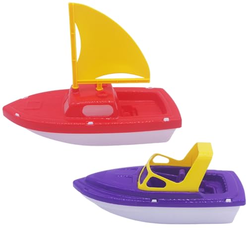 Jouets de jouets de bain légers avec voilier de vitesse pour jeux de plage