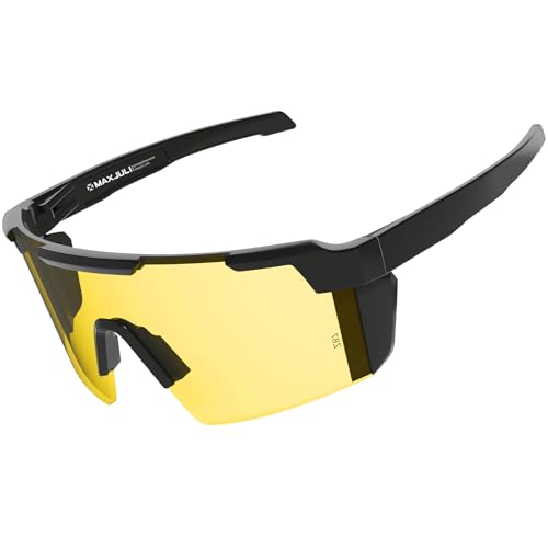 Image of MAXJULI XL Z87 Sunglasses for Big Wide Heads Men TR90 Ultralight UV400 Protection Work Glasses Z8225