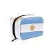 Trousse per trucchi con bandiera dell'Argentina
