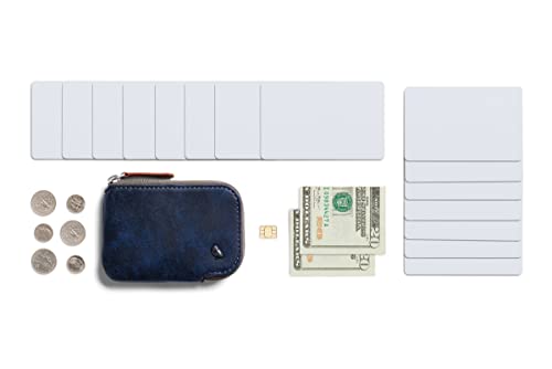 Bellroy Leather Card Pocket Wallet (Max. 15 Cards And Bills) - Ocean #TOP6