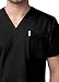 Sivvan Unisex Scrubs - Classic V-Neck Top & Drawstring Pants Scrub Set - S8400 - Black - M