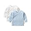 2pcs White Blue