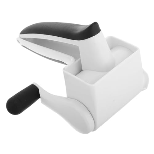 Osmond Para Cortadora de Queso con Manivela Manual de Acero Inoxidable y ABS con Tambores Blancos