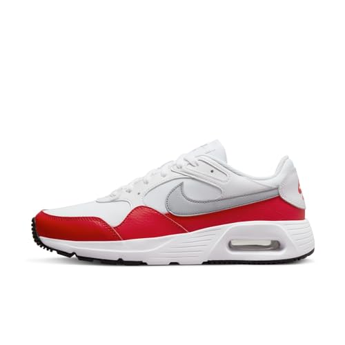 Image of Nike Air Max SC Men's Sneaker White University Red, 6 UK
