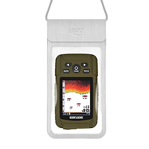 Image of Lucky Fish Finder Waterproof Case Portable Water Resistant Mobile Bag Handheld Dry Bag Lightweight