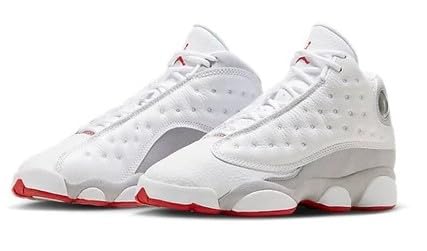 Big Kid's Jordan 13 Retro White/True Red-Wolf Grey (DJ3003 160) - 5.52