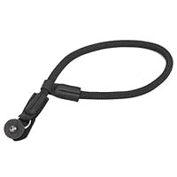Bindpo Handband, Nylon-Anti-Lost-Lanyard-Gürtelseil mit 1/4 Adapterschraube für Mobile 2 3 4 Stabilisator für Kamera(Schwarz)