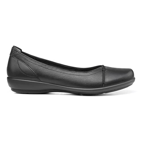 Hotter Robyn II Women's Casuals Classic Ballet Pump with Seam Detailing in Leather Wide2