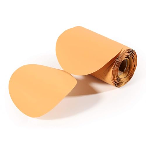 Image of SPEEDWOX 100 Pcs 320 Grit Sandpaper Roll 5 inch Round Sanding Discs Adhesive Back PSA Sticky Back No Hole Stick and Sand Sandpaper for Wood, Auto Body Repair, Marine, Paint, Metal and Plastics | Adhesive Back PSA Sticky Back, No Hole, Stick and Sand Sandpaper for Wood, Auto Body Repair Marine Paint Metal and Plastics