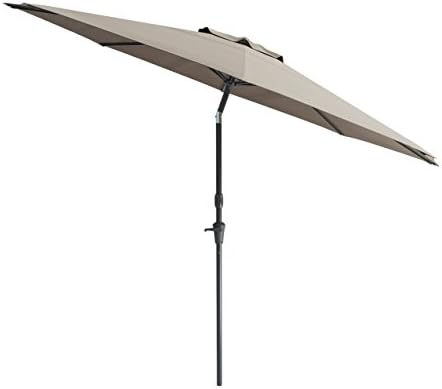 CorLiving Patio Umbrella, Grey