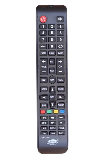 Image of Compatible TV Remote for China /Chinese /Mitsun /Geestar /Santhosh 1078 /SGUV Led /Hitsan /Vise Smart Led /LCD Tv | No Voice Function - Please Match The Image with Your Old Remote (China LED 17)
