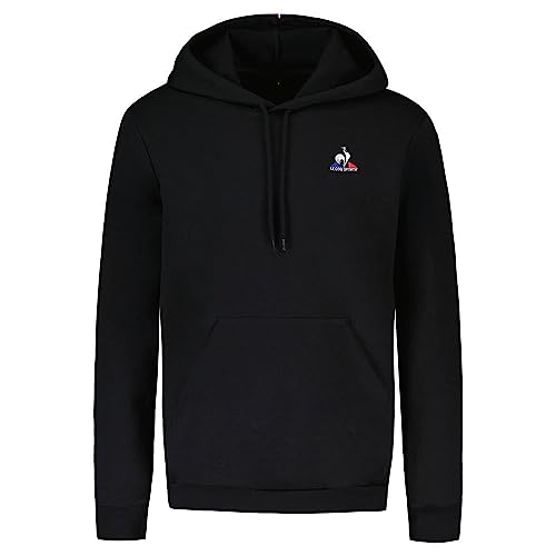 Le Coq Sportif Mixte Hoody N°2 M Black Sweatshirt À Capuche, Noir, S EU