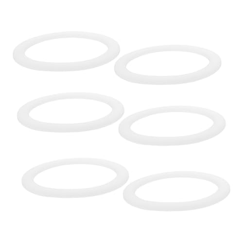 FOYTOKI 6個 エスプレッソコーヒーメーカー用シリコンシールリング 耐久性のある密封ガスケット 摩??密封圈 精密フィット 多対応交換用パ