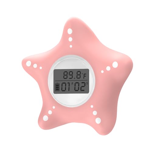 Image of LEDFAAH Safety Baby Bath Thermometer with Upgraded Chip, Digital Water Thermometer for Infants Bathtub, Accurate Temperature Testing and Color Alarm, Switching Between ℉ and ℃