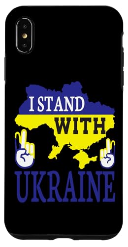 I Stand With Ukraine - Love Stop War - �E�N���C�i�n�} �X�}�z�P�[�X iPhone XS Max �p
