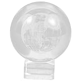 Novedosas bolas de cristal: con base de cristal, por lo que le resultará fácil colocar la bola de cristal en el escritorio.